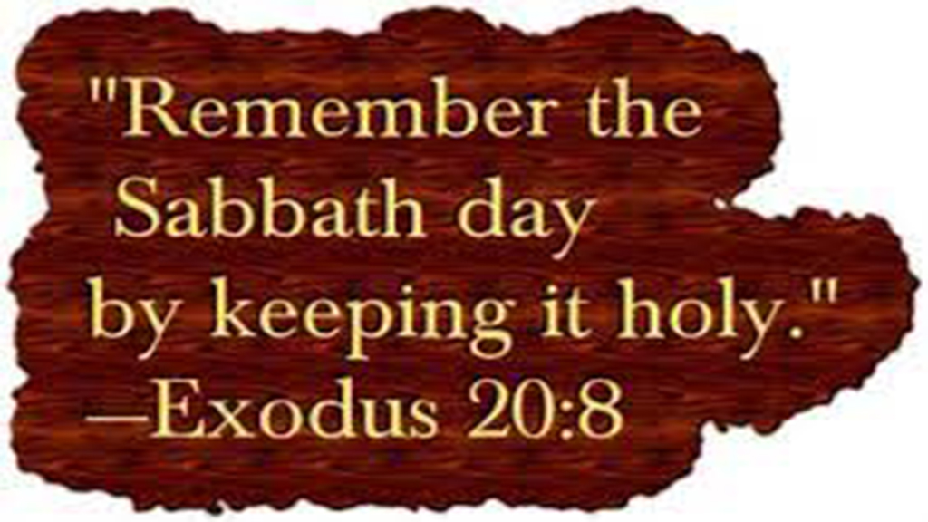 Keep The Sabbath